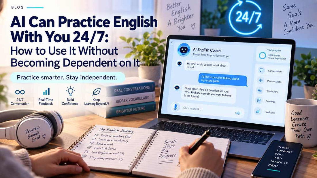 AI Can Practice English With You 24/7: How to Use It Without Becoming Dependent on It